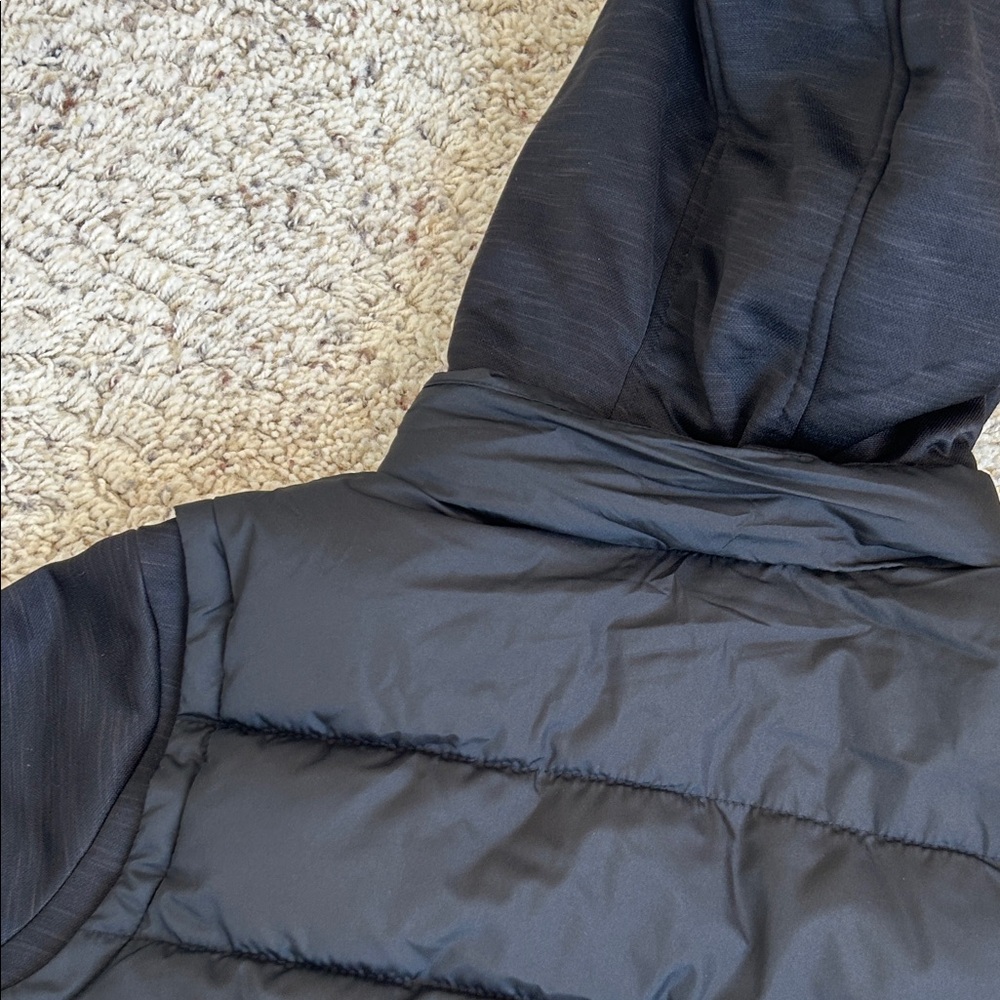 NWT Old Navy Kids Black Hooded Jacket, Size L (10-12) - Picture 9 of 9